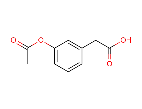 Molecular Structure of 88443-77-0 (Benzeneacetic acid, 3-(acetyloxy)-)