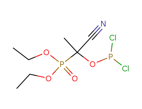 diethyl-(1-dichlorophosphinoxy-1-cyaoethyl)phosphonate