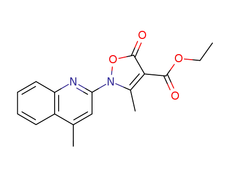 ethyl 3-methyl-2-(4-methylquinolin-2-yl)-5-oxo-2,5-dihydroisoxazole-4-carboxylate