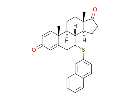 7α-(2'-naphthyl)thioandrosta-1,4-diene-3,17-dione