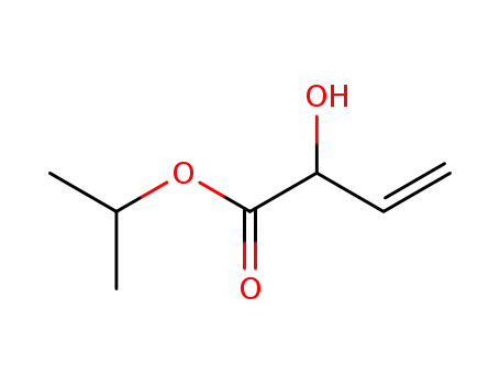 Molecular Structure of 112025-99-7 (3-Butenoic acid, 2-hydroxy-, 1-methylethyl ester)
