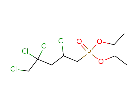 (2,4,4,5-Tetrachloro-pentyl)-phosphonic acid diethyl ester