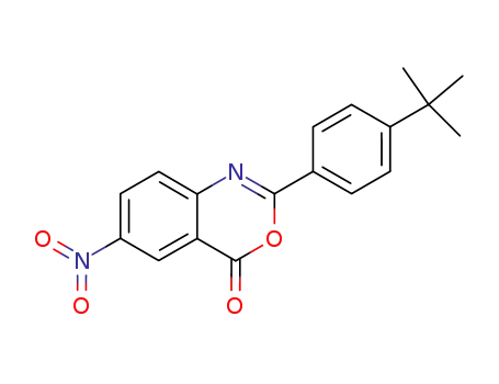 6-nitro-2-(4-t-butylphenyl)-4H-3,1-benzoxazin-4-one