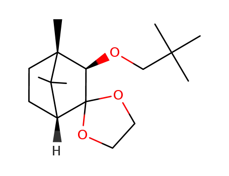 (1S,2R)-3,3-ethylenedioxy-2-(2,2-dimethylpropoxy)-1,7,7-trimethylbicyclo<2.2.1>heptane