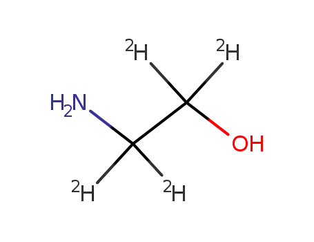 Ethan-1,1,2,2-d4-ol,2-amino- (9CI)