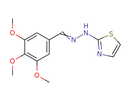 1-(3,4,5-trimethoxybenzilidene)-2-(thiazol-2-yl)hydrazine