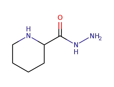 Molecular Structure of 61700-55-8 (2-Piperidinecarboxylicacid,hydrazide(9CI))