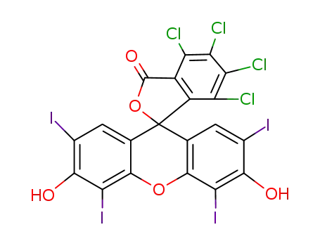 Molecular Structure of 4159-77-7 (Rose Bengal lactone)