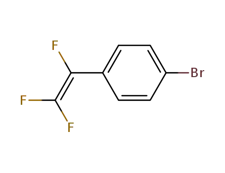 Molecular Structure of 134959-20-9 (Benzene, 1-bromo-4-(trifluoroethenyl)-)