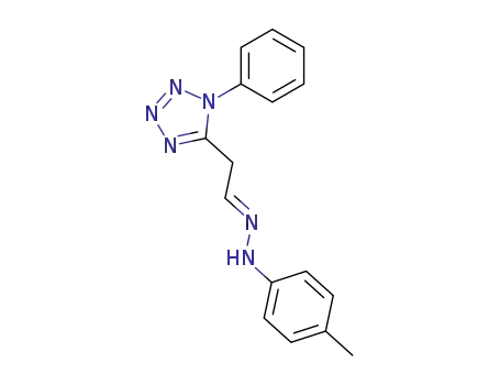 N-[2-(1-Phenyl-1H-tetrazol-5-yl)-eth-(E)-ylidene]-N'-p-tolyl-hydrazine