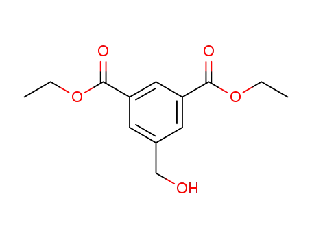 Molecular Structure of 181425-91-2 (DIETHYL 5-(HYDROXYMETHYL)ISOPHTHALATE)
