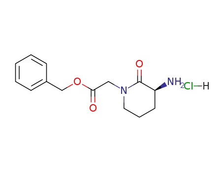 (S)-3-Amino-2-oxo-1-piperidineacetic acid, benzyl ester hydrochloride