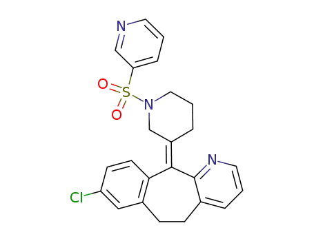 8-Chloro-11-[1-(pyridine-3-sulfonyl)-piperidin-(3E)-ylidene]-6,11-dihydro-5H-benzo[5,6]cyclohepta[1,2-b]pyridine