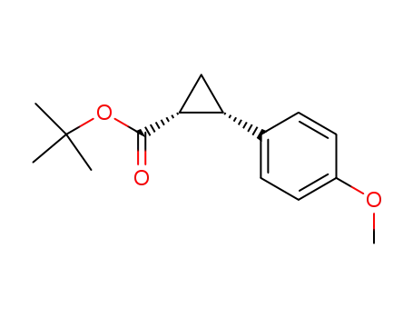 tert-butyl (1R*,2S*)-2-(4-methoxyphenyl)cyclopropane-1-carboxylate