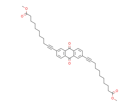 dimethyl 11,11'-(9,10-dioxoanthracene-2,6-diyl)bis[undec-10-ynoate]