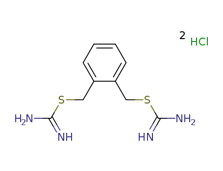 1,2-phenylenebis(methylene)dicarbamimidothioate dihydrochloride