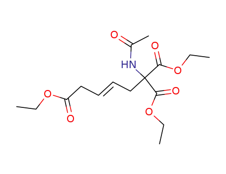 diethyl 2-acetylamino-2-ethoxycarbonyl-4-heptenedioate
