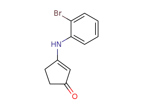 3-[(2-bromophenyl)amino]cyclopent-2-en-1-one