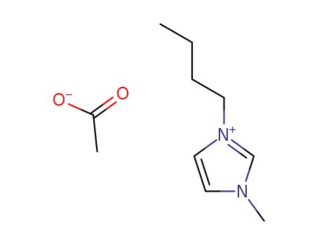 Molecular Structure of 284049-75-8 (1-BUTYL-3-METHYLIMIDAZOLIUM ACETATE)