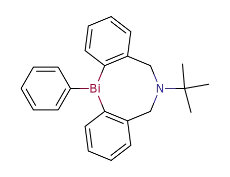 6-tert-butyl-12-phenyl-5,6,7,12-tetrahydro-6-aza-12-bisma-dibenzo[a,d]cyclooctene