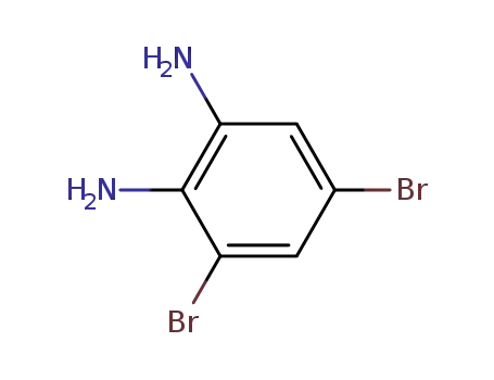Molecular Structure of 1575-38-8 (3,5-dibromo-1,2-phenylenediamine)