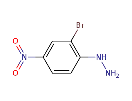 Molecular Structure of 72790-96-6 (2-BROMO-4-NITRO-PHENYL-HYDRAZINE)
