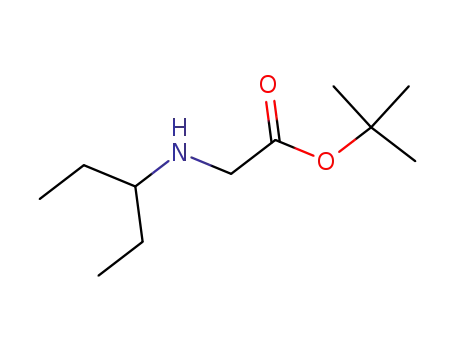 Molecular Structure of 688315-30-2 (Glycine, N-(1-ethylpropyl)-, 1,1-dimethylethyl ester)