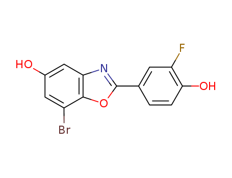 7-broMo-2-(3-fluoro-4-hydroxyphenyl)-1,3-benzoxazol-5-ol