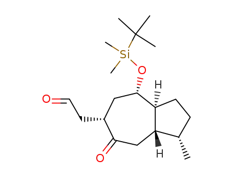 [(1S,3aS,4S,6S,8aS)-4-(tert-Butyl-dimethyl-silanyloxy)-1-methyl-7-oxo-decahydro-azulen-6-yl]-acetaldehyde