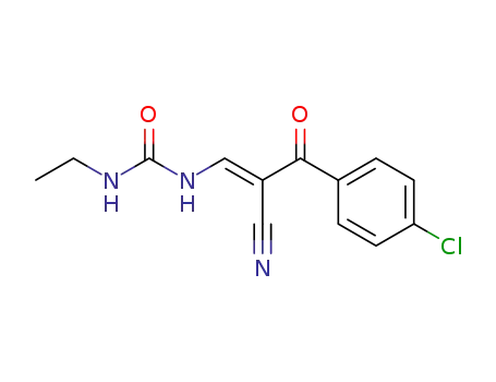 2-(4-chlorobenzoyl)-3-(3-ethylureido)propenenitrile