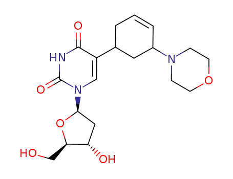 1-((2R,4S,5R)-4-Hydroxy-5-hydroxymethyl-tetrahydro-furan-2-yl)-5-(5-morpholin-4-yl-cyclohex-3-enyl)-1H-pyrimidine-2,4-dione
