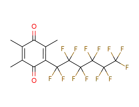 2,3,5-trimethyl-6-tridecafluorohexyl-[1,4]benzoquinone