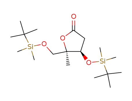 (4R,5R)-4-(tert-butyldimethylsiloxy)-5-[(tert-butyldimethylsiloxy)methyl]-5-methyldihydrofuran-2(3H)-one