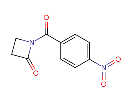 Molecular Structure of 873073-31-5 (2-Azetidinone, 1-(4-nitrobenzoyl)-)