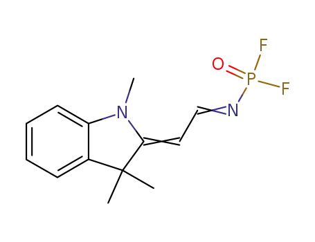 N-[2-(1,3,3-trimethyl-1,3-dihydro-2H-indol-2-yl-idene)ethylidene]phosphorodifluoridamide