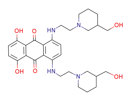 1,4-bis-{[2-(3-hydroxymethylpiperidine-1-yl)ethyl]amino}-5,8-dihydroxyanthracene-9,10-dione