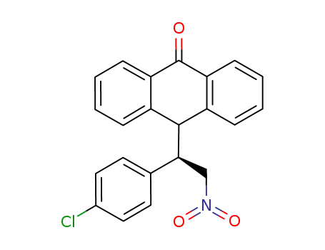 (R)‐10‐(1‐(4‐chlorophenyl)‐2‐nitroethyl)anthracen‐9(10H)‐one
