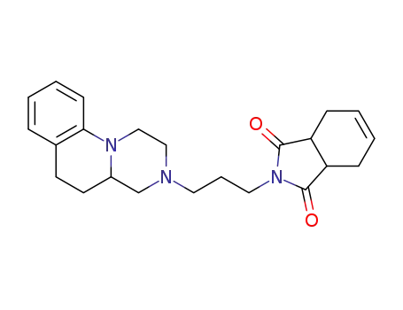 2-[3-(1,2,4,4a,5,6-hexahydro-pyrazino[1,2-a]quinolin-3-yl)-propyl]-3a,4,7,7a-tetrahydro-isoindole-1,3-dione