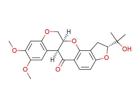(2R)-1,2,6,6aα,12,12aα-Hexahydro-2-(1-hydroxy-1-methylethyl)-8,9-dimethoxy[1]benzopyrano[3,4-b]furo[2,3-h][1]benzopyran-6-one