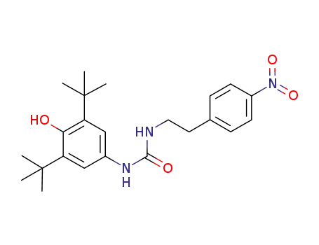 N-[3,5-bis-(1,1-dimethylethyl)-4-hydroxyphenyl]-N'-[2-(4-nitrophenyl)ethyl]-urea
