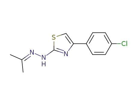 1-(4-(4-chlorophenyl)thiazol-2-yl)-2-(propan-2-ylidene)hydrazine