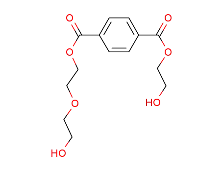Molecular Structure of 65133-69-9 (1,4-Benzenedicarboxylic acid, 2-(2-hydroxyethoxy)ethyl 2-hydroxyethyl
ester)