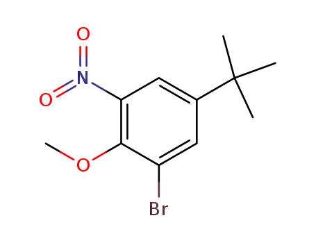 1-bromo-5-(tert-butyl)-2-methoxy-3-nitrobenzene