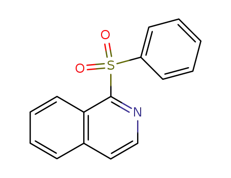 Molecular Structure of 27302-34-7 (Isoquinoline, 1-(phenylsulfonyl)-)