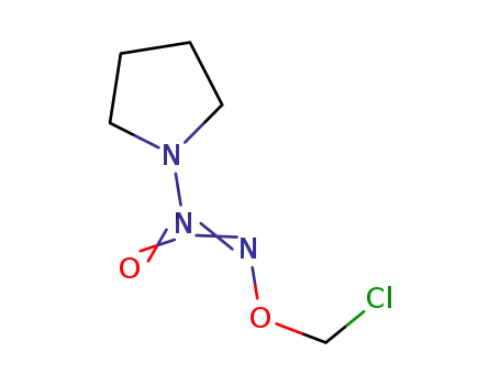 O2-chloromethyl 1-(pyrrolidin-1-yl)diazen-1-ium-1,2-diolate
