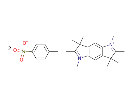 1,2,3,3,5,6,7,7-octamethyl-3,7-dihydropyrrolo[2,3-f]indolediium di(4-methyl-1-benzenesulfonate)