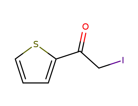 Molecular Structure of 55984-19-5 (Ethanone, 2-iodo-1-(2-thienyl)-)