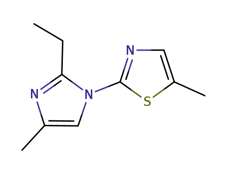 2-(2-ethyl-4-methylimidazol-1-yl)-5-methylthiazole