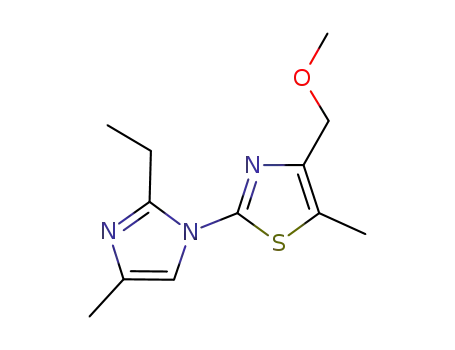 2-(2-ethyl-4-methylimidazol-1-yl)-4-methoxymethyl-5-methylthiazole