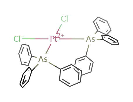 cis-dichlorobis(triphenylarsine)platinum(II)